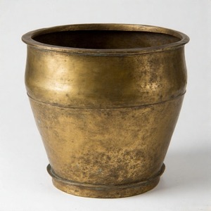 OldIronBloom Jardinière galvanisée antique avec texture patinée pour jardin à la maison Pot de fleur en métal antique pour usage décoratif - Product Image 3