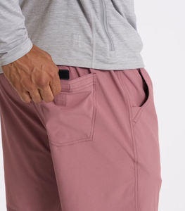 Short en nylon respirant décontracté pour homme, patchwork de couleur unie, pour le sport et le streetwear, personnalisé et écologique - Product Image 6