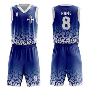 Nuevos juegos de baloncesto de sublimación para hombres de color sólido Material de poliéster 100% de alta calidad premium precios baratos para hombres - Product Image 1