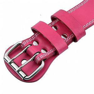 Metal de alta calidad para cinturón con hebilla para levantamiento de pesas Fitness y levantamiento de pesas longitud personalizada Material de piel de vaca soporte de espalda de gimnasio - Product Image 6