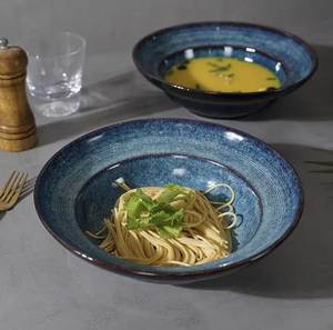 Tazón Grande de Cerámica de Porcelana de Lujo Hecho a Mano en India, Diseño Bonito, Apto para Lavavajillas, Ecológico, para Uso en Hoteles, Restaurantes y Fiestas - Product Image 6