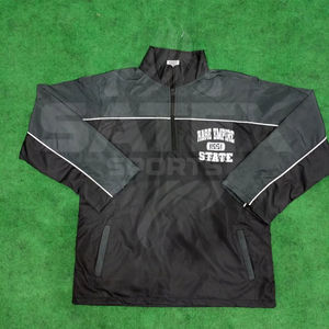 Chaqueta Cortavientos Personalizada de Verano, Bordada, con Media Cremallera, de Nailon Lavado, Estilo Vintage, Ligera, Cortavientos, para Escalar, Unisex - Product Image 1