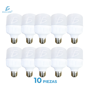Confezione da 10 Lampadine LED Super Potenti 15W 6500K, Attacco E27/B22, Alimentazione Solare/AC, Chip SMD/LED Certificato per Uso Residenziale MR16 - Product Image 1