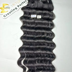 ผมมนุษย์เวียดนามแท้100% เวียดนามคุณภาพสูงสไตล์คลื่นธรรมชาติไม่หลุดไม่พันกัน - Product Image 1