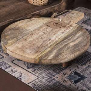 Planche à découper en bois de luxe avec rainure à jus et fonction de plateau de service disponible au tarif de gros - Product Image 3