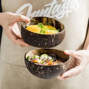 Custom Logo Reusable Handmade Wood <b>Bamboo</b> <b>Fiber</b> Salad Bowl Set Eco-Friendly Natural Wooden Fruit Serving Bowls Bulk Price Acacia - Product Image 6
