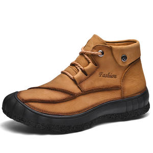 Bottes de randonnée confortables pour hommes, pour usage extérieur, hauteur mi-mollet, imperméables, antidérapantes, avec doublure en mesh - Product Image 4