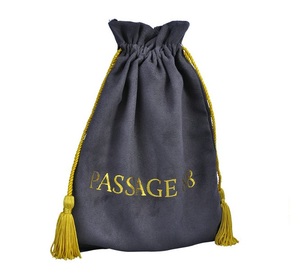 Bolsa de terciopelo personalizada con cordón para joyas, con logotipo, monedas, bolsas con cordón - Product Image 5