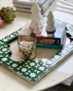 ถาดเสิร์ฟช็อกโกแลตและขนมหรูหราสำหรับเทศกาลรอมฎอนและอีด ถาดทันสมัยประดับมุกอย่างมีศิลปะ - Product Image 2