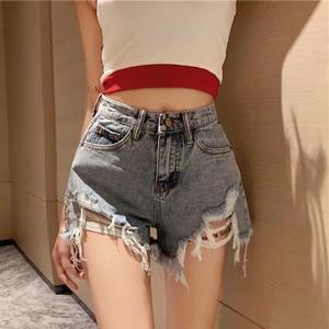 High Quality Stylish Washed <b>Women's</b> Shorts Custom Distressed Denim Shorts Premium Design <b>Jeans</b> Shorts for <b>Women</b> - Product Image 1