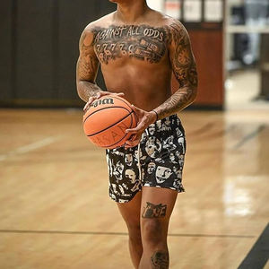 Short de bain extensible élégant pour homme 2025, 9 pouces, séchage rapide, avec doublure en mesh et poches, motif uni - Product Image 4