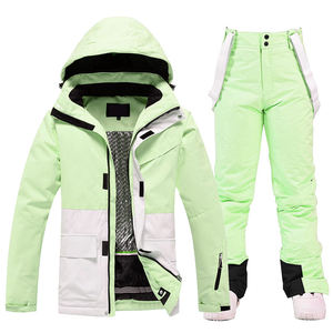 Traje de esquí impermeable personalizado de talla grande para hombre, chaqueta de Snowboard a prueba de viento, chaquetas de esquí coloridas transpirables para traje de esquí al aire libre - Product Image 3