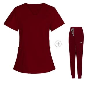 2025 último estilo nuevo diseño elegante médico enfermera Scrubs uniformes conjuntos para mujeres moda médico Scrub uniformes hospitales - Product Image 6