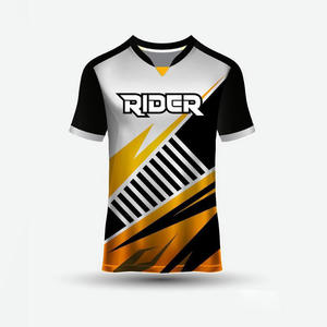 Logotipo personalizado Nuevo diseño Secado rápido MTB Jersey Camisetas de motocross de moda Elástico Tallas grandes Opciones Motocicleta Auto Racing Wear - Product Image 3