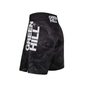 Pantalones Cortos de MMA Blancos de Diseño Personalizado GREEN HILL, Ropa de Poliéster Elástico para Grappling y BJJ para Gimnasio, Sublimados (10547) - Product Image 4