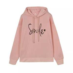 Poche avant femmes pull à capuche femme imprimé Streetwear automne - Product Image 4