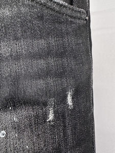 Nueva moda 100% pantalones vaqueros desgastados de algodón pantalones de mezclilla de lavado de ropa de calle de alta calidad para hombres - Product Image 5
