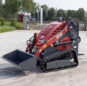 Meilleur tracteur à essence 23hp en gros mini chargeuse compacte à chenilles avec godet 4 en 1 à vendre - Product Image 2