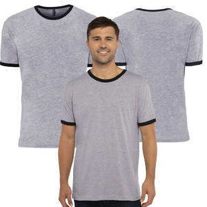 เสื้อยืดริงเกอร์แขนสั้นสำหรับ3604เครื่องแต่งกายระดับสำหรับทุกเพศเสื้อ100% ผ้าฝ้ายถักทันสมัยพอดีตัว - Product Image 6