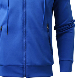 Conjunto Deportivo de Sudadera con Capucha y Pantalones Jogger para Hombre, 100% Algodón, Corte Ajustado, Tallas Grandes, con Logotipo Personalizado, para Gimnasio, Invierno - Product Image 5