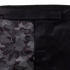 Short MMA imprimé par sublimation personnalisée de haute qualité Vêtements de boxe extensibles de couleur unie Spandex/Polyester respirant à séchage rapide - Product Image 5