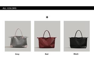 Bolsa de Hombro de Gran Capacidad de Poliéster, Nueva Bolsa de Computadora para Negocios 2025, Cierre de Cremallera, Bolsa de Viaje Multiusos - Product Image 2
