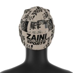 Bonnet pour homme en polyester extensible doux et en spandex tricoté 180 GSM, bonnet d'hiver avec logo personnalisé en transfert thermique, bonnet jacquard - Product Image 2