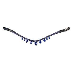 สายรัดคิ้วหนังม้าพรีเมี่ยมดีไซน์หรูหราทนทานและสวมใส่สบายสำหรับบังเหียนและอุปกรณ์สำหรับการขี่ม้า - Product Image 3