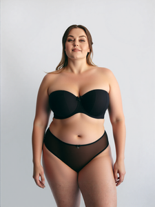 <span class=keywords><strong>Reggiseno</strong></span> da balcone senza spalline imbottito con cinghie regolabili rimovibili cablate taglie forti da donna di vendita calda di fabbrica - Product Image 3