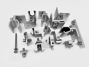 Nhanh chóng vận chuyển nhôm năng lượng mặt trời carport với anodized kết thúc giá tốt mặt đất gắn hệ thống cho mái nhà cài đặt - Product Image 2