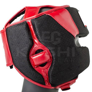 Protège-tête d'entraînement de boxe, conception réglable, PVC, portable, résistant aux chocs, respirant, pour la boxe, le kickboxing, les arts martiaux - Product Image 3