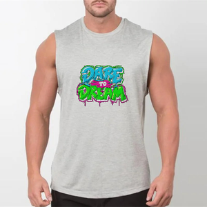 Camiseta sin mangas informal para correr de verano para hombre, nueva Camiseta de punto transpirable de estilo callejero a la moda, ropa deportiva sublimada - Product Image 5