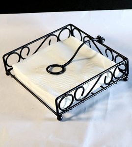 Traditional Iron Napkin Holder Counter Top for <b>Wedding</b> Home Hotel Restaurant Office Bar Table Ware <b>Tissue</b> Box Bulk Quantity 2024 - Product Image 3