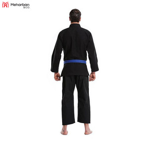 ชุดกิโมโนสไตล์บราซิลจูยิตสึชุดสีน้ำเงินชุดเครื่องแบบเทควันโดโลโก้ตามสั่ง - Product Image 2