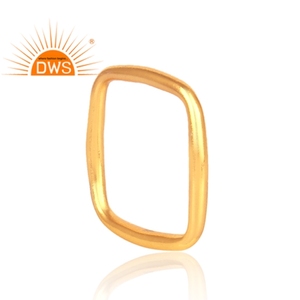 Anillo de plata esterlina chapado en oro de 18 quilates hecho a mano, joyería personalizada para mujer, regalo para ella - Product Image 3