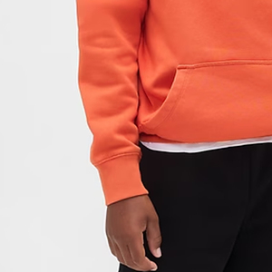 เสื้อฮู้ดเด็กผู้ชายผ้าฟลีซสีพื้น สำหรับฤดูหนาว ใส่สบาย ผลิตจากผ้าฝ้ายผสมโพลีเอสเตอร์ / ราคาถูกสำหรับผู้ซื้อจำนวนมาก แขนยาว - Product Image 3