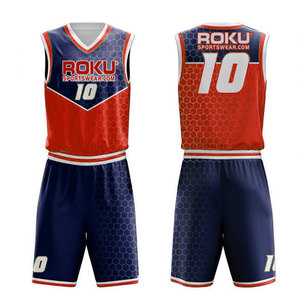 Uniforme de Baloncesto sin Mangas de Poliéster de Alta Calidad, Secado Rápido, Anti-UV, Antibacteriano, Transpirable, Personalizable, Impreso, OEM - Product Image 3