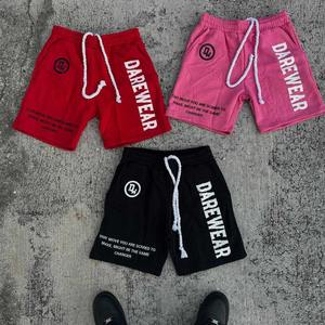 Pantalones cortos transpirables de algodón con logotipo personalizado para hombre - Product Image 5