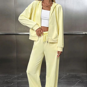 Ensemble de survêtement décontracté pour femmes, vêtements de sport conçus pour l'entraînement, le fitness, le confort, l'usage quotidien et un style de vie moderne - Product Image 1