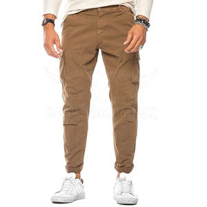 Pantalones cargo de lona de cintura alta informales para hombre, pantalones ligeros de cintura alta con patrón recto, venta al por mayor en línea para ropa deportiva de invierno - Product Image 5