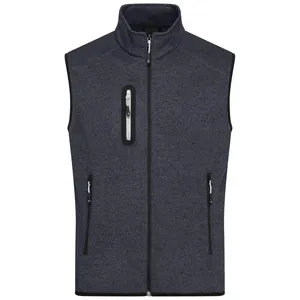 Gilet en polaire tricoté sur mesure pour hommes, pour sweats à capuche et sweat-shirts promotionnels - Product Image 5