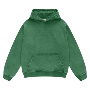 Sweat à capuche en molleton lavé à l'acide unisexe surdimensionné du fabricant professionnel impression de haute qualité hiver Vintage Streetwear Style Hip Hop - Product Image 1
