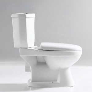 ชุดสุขภัณฑ์เซรามิกสำหรับห้องน้ำชุดสุขภัณฑ์สำหรับห้องน้ำสองชิ้นแบบปิดคู่ราคาไม่แพง - Product Image 5