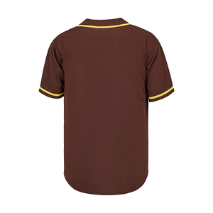 Maillot de baseball personnalisé avec logo d'équipe, impression numérique, respirant, 100% polyester, positions du logo personnalisées, maillots unisexes pour adultes - Product Image 6