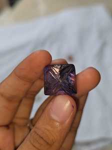 Blue Raw Moissanite Rough pour la fabrication de bijoux faits à la main avec soin - Product Image 2