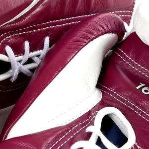 Gants de MMA en cuir véritable de haute qualité, personnalisés en gros, couleur personnalisée, unisexe, avec lacets, légers, antidérapants - Product Image 3