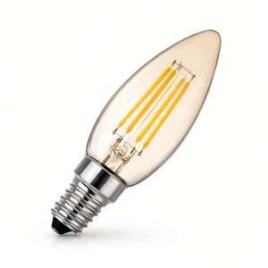 Bombilla LED Ajustable E14 Tipo Vela 4W Ámbar, Categoría de Producto: Bombillas LED - Product Image 2