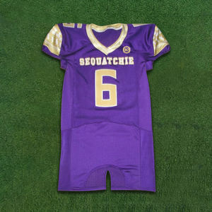 Jersey de fútbol americano Tackle Twill Impresión Malla Poliéster Tela Fabricante paquistaní de uniformes de equipos de fútbol personalizados - Product Image 2