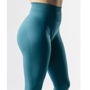 New Design Women's Solid Mid Waist Breathable Quick Dry Seamless <b>Leggings</b> | <b>Tummy</b> <b>Control</b> for <b>Gym</b> Sport Fitness Yoga - Product Image 6
