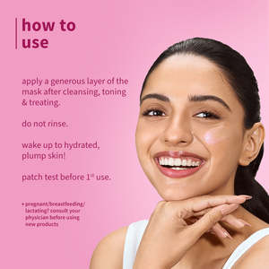 Masque de nuit à la prune, à la rose bulgare et à l'acide hyaluronique pour tous types de peaux, 50 g, hydratant - Product Image 5
